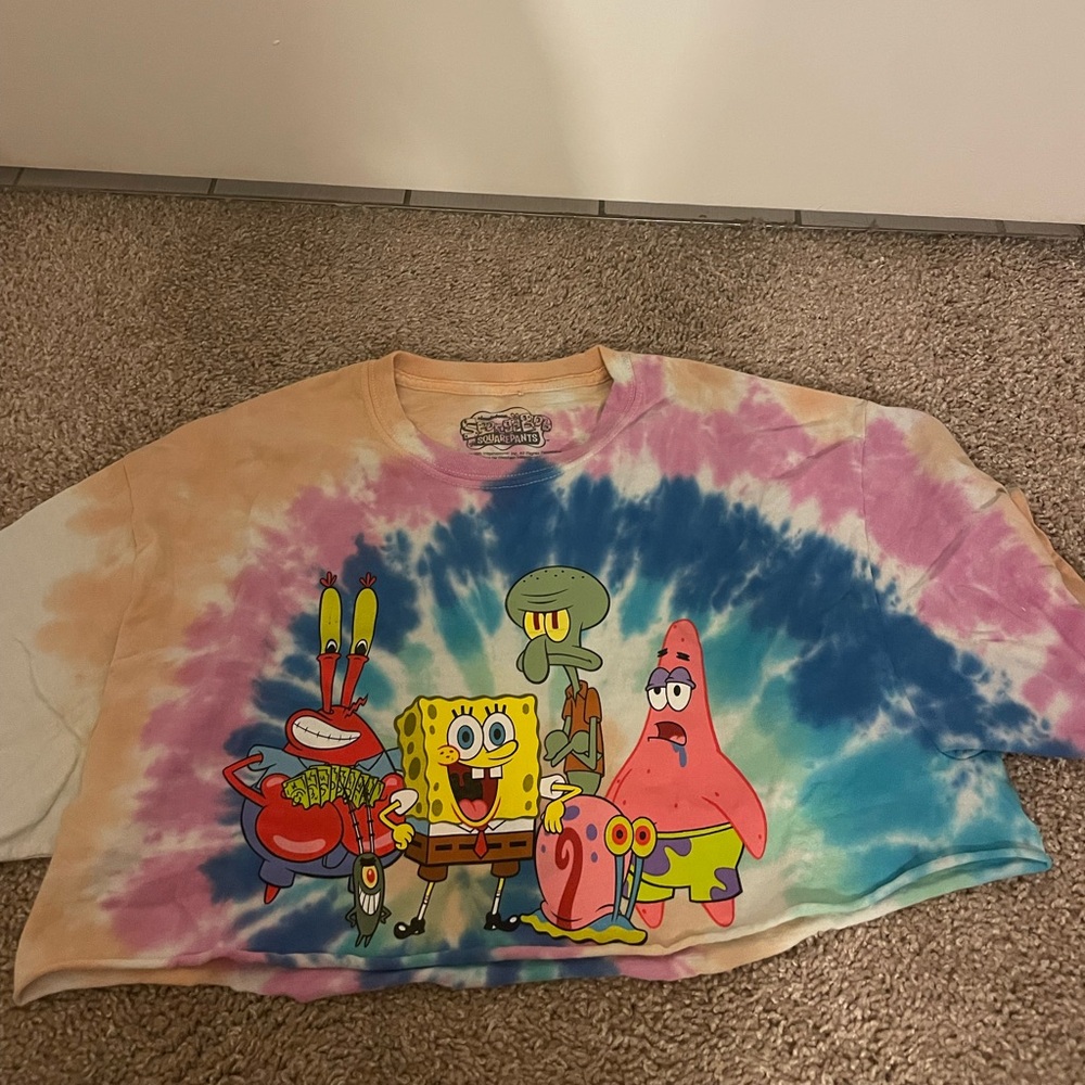 SPONGEBOB SUPER CROPPED TEE